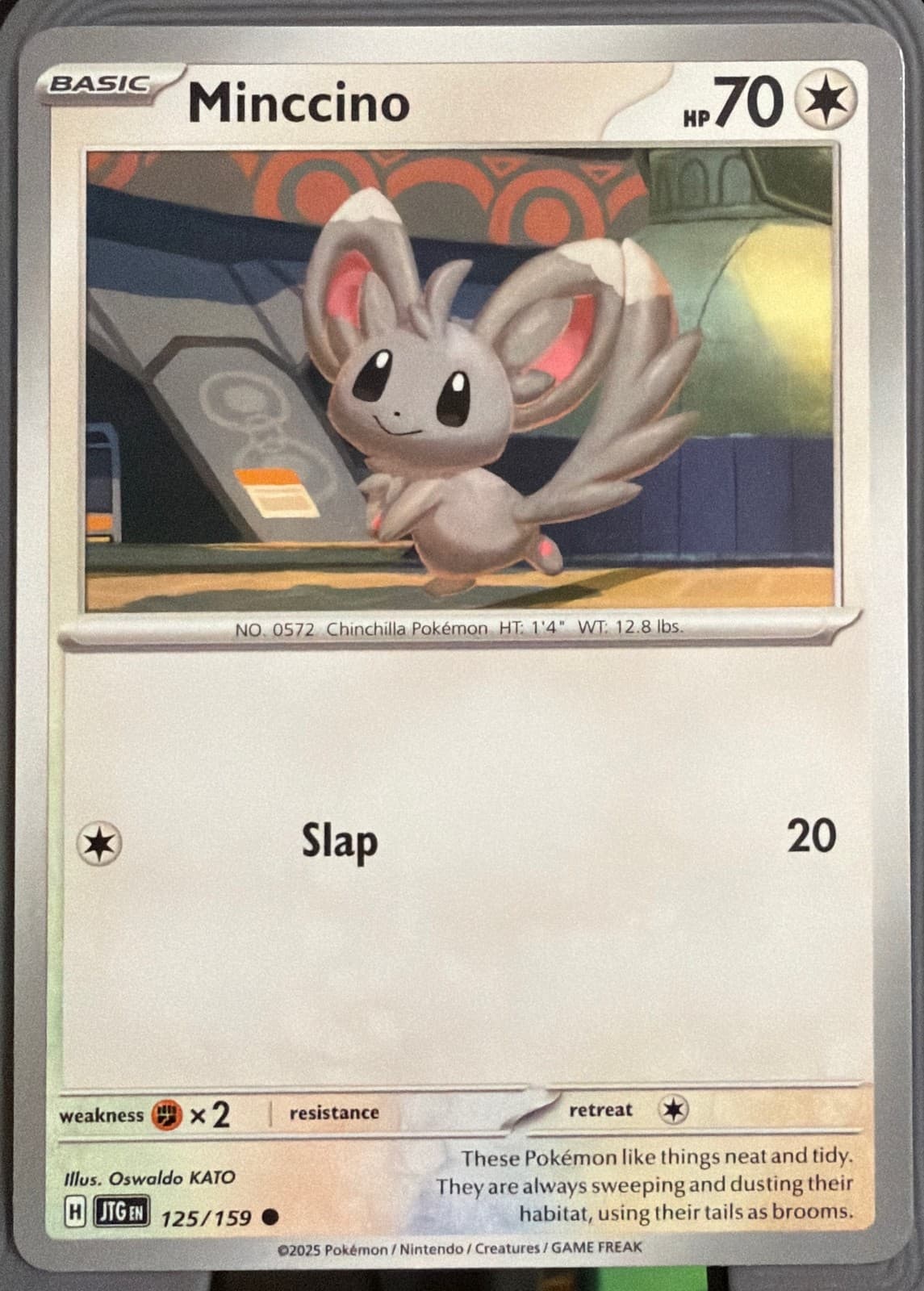 Minccino 125/159 Journey Together Common English Pokémon TCG