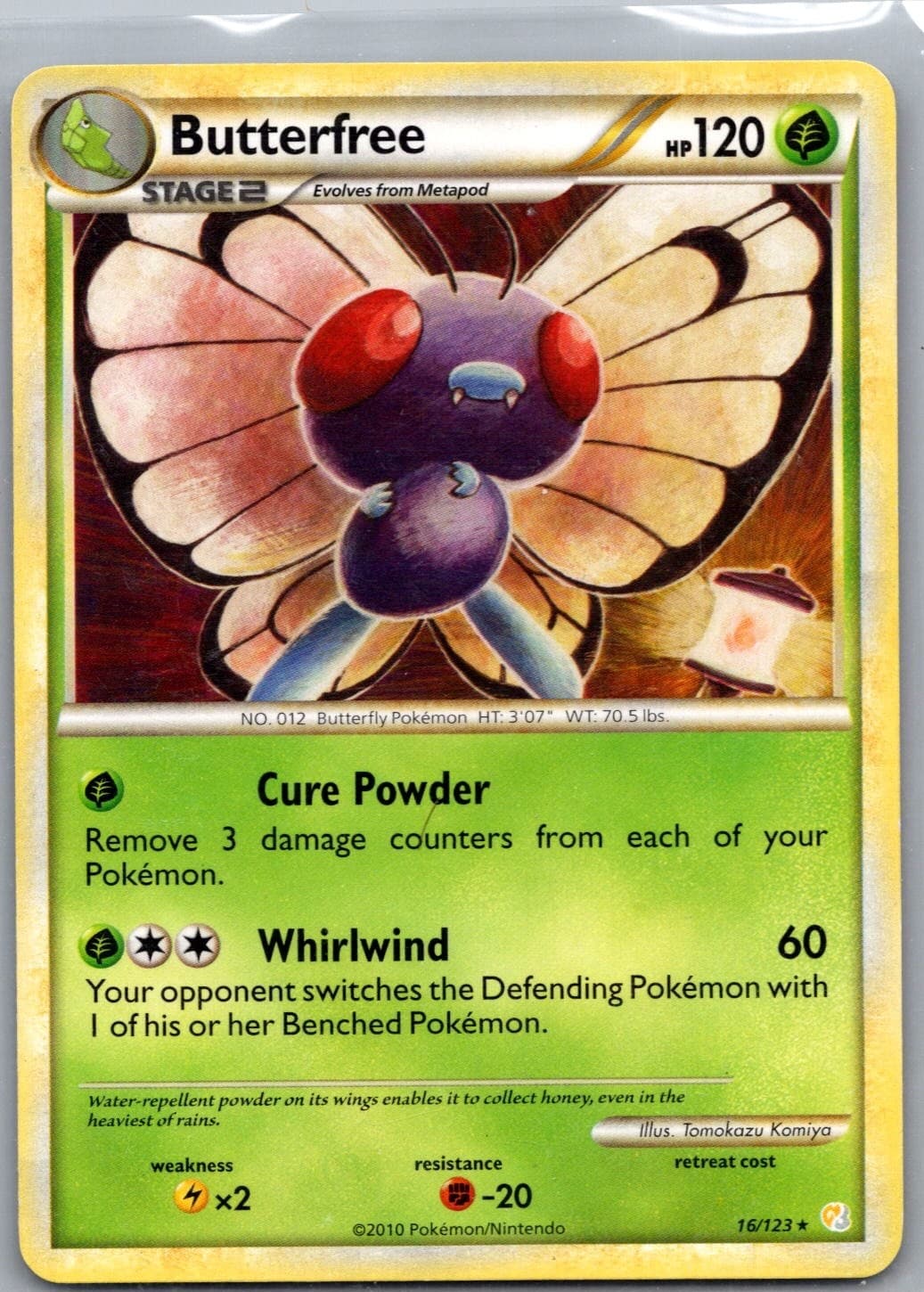 HeartGold SoulSilver #16/123 Butterfree NM