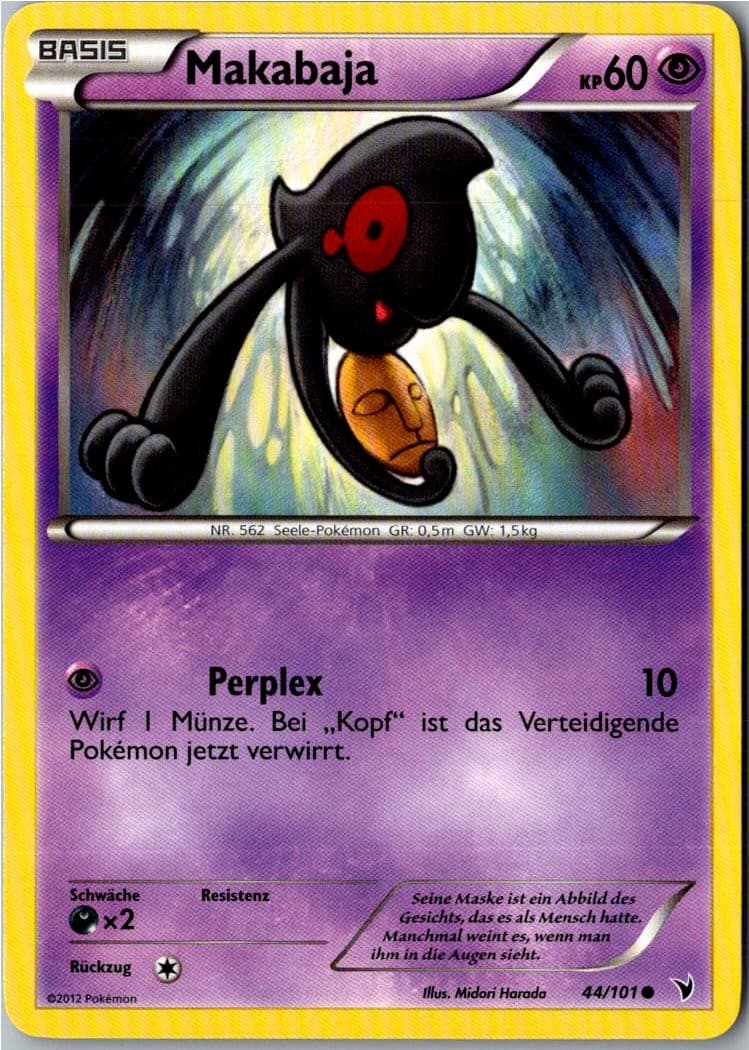 Pokemon Makabaja 44/101 Königliche Siege Deutsch