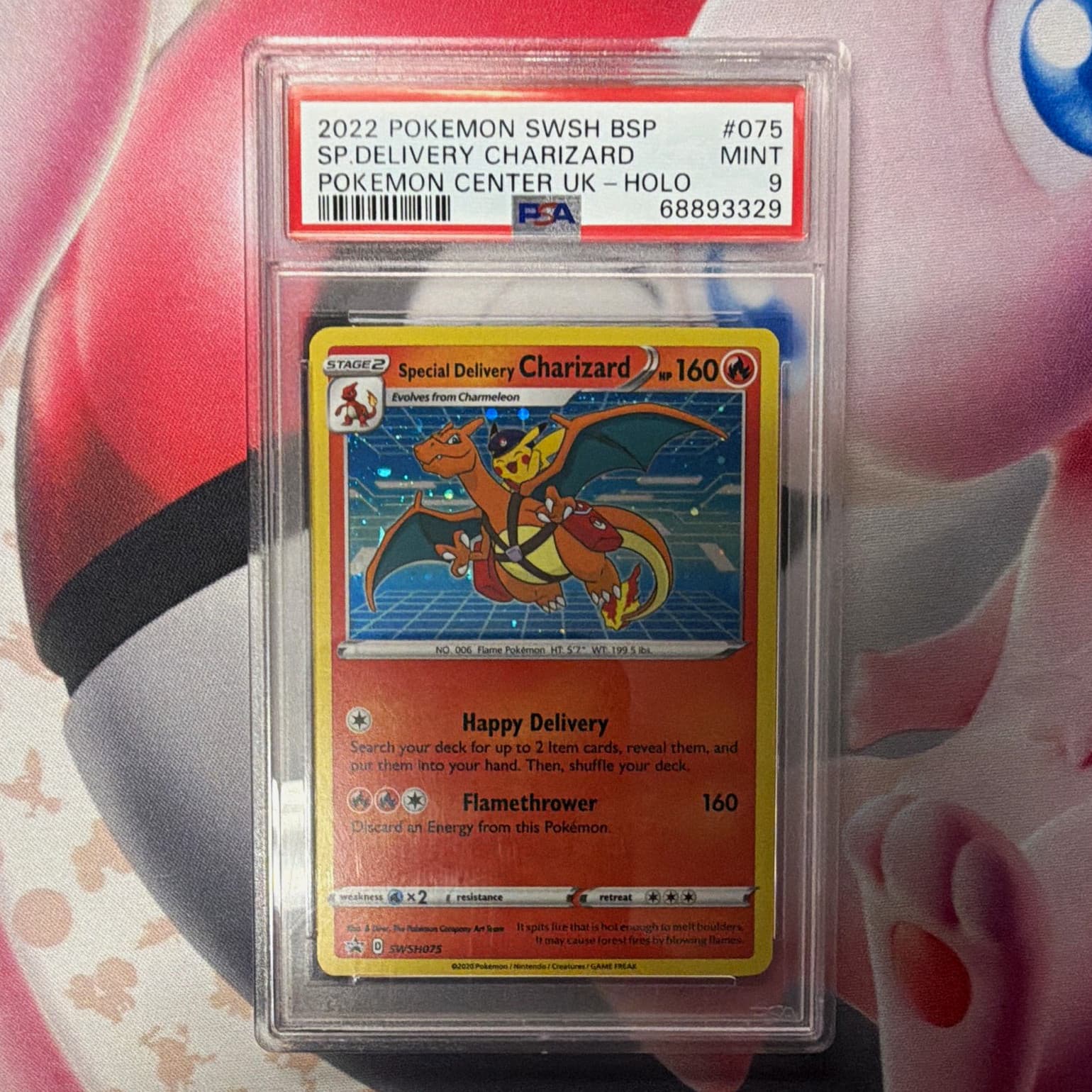Special Delivery Charizard SWSH075 SWSH Promo Cards Holo PSA 9 EN 2022