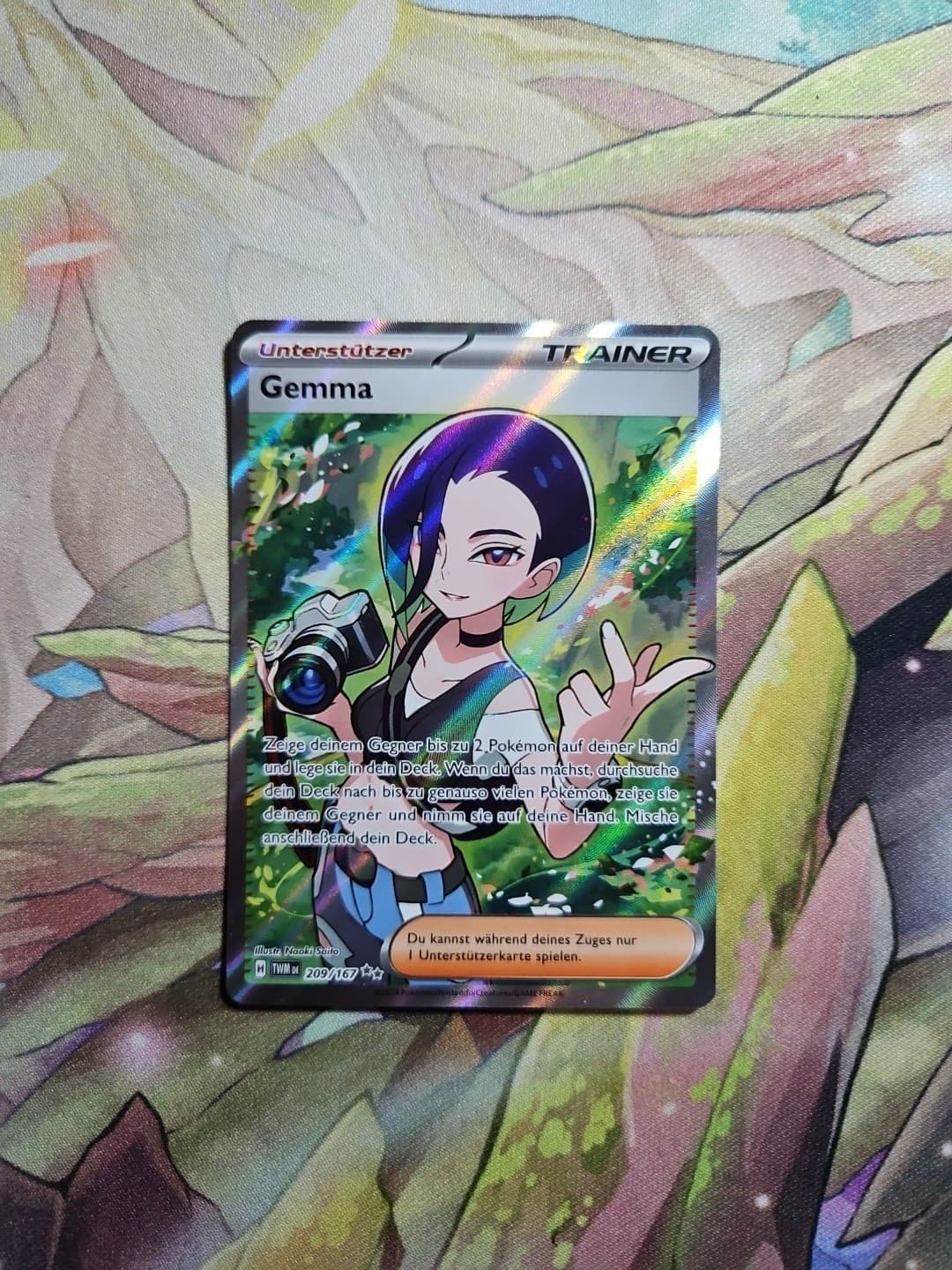 Gemma 209/167 Maskerade im Zwielicht Deutsch NM Pokemon Trainer Fullart