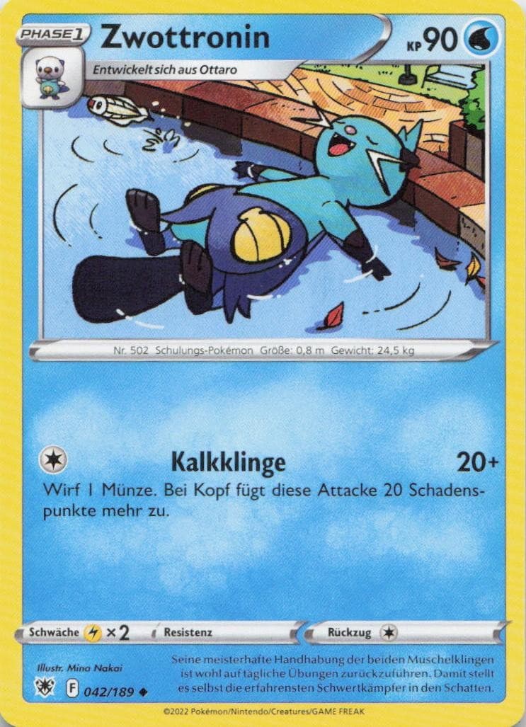 Pokémon Zwottronin Astralglanz #42 NM DE