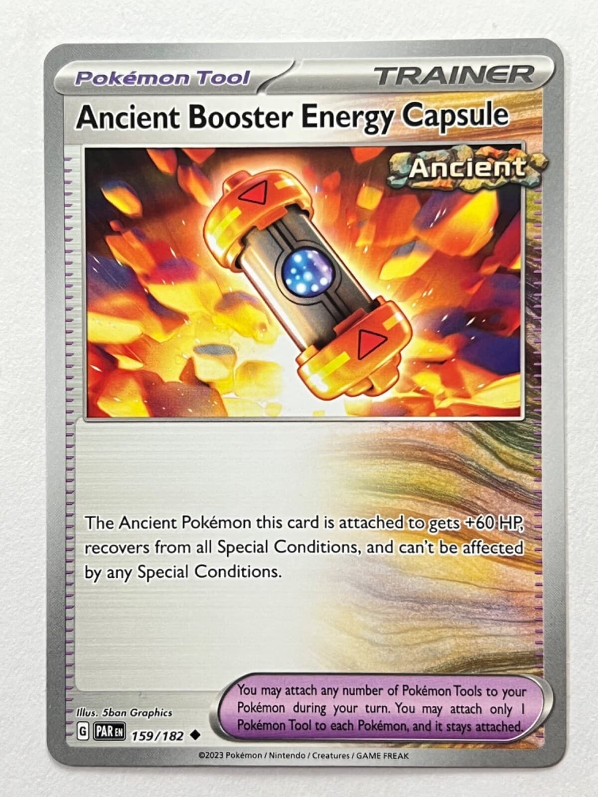 Ancient Booster Energy Capsule 159/182 Uncommon - Paradox Rift Pokemon Near Mint