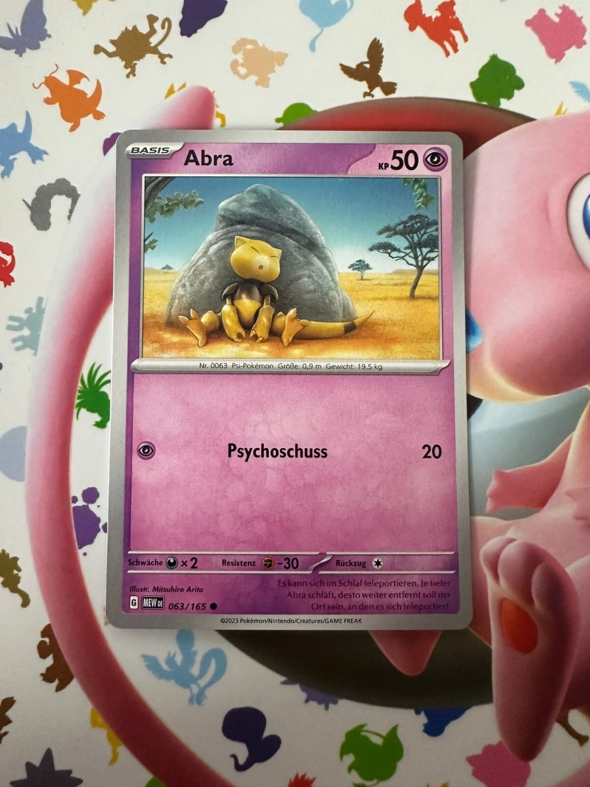 Pokemon Karten Karmesin & Purpur 151 | Abra MEW DE 63/165