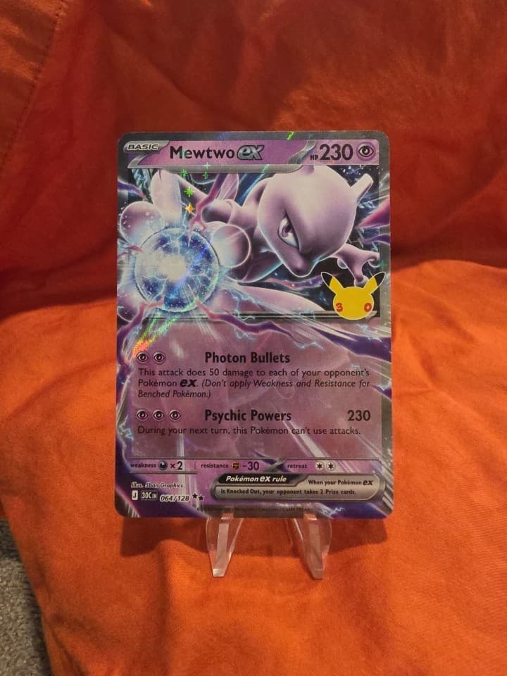 Pokemon TCG Mewtwo EX 064/128 - 30th Celebration Collection Mewtwo EX 064/128