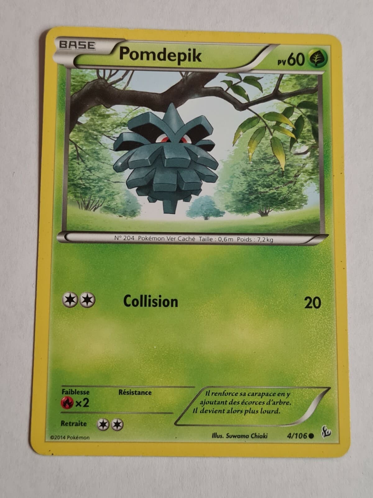 Carte Pokemon Française Pomdepik 4/106 xy étincelles