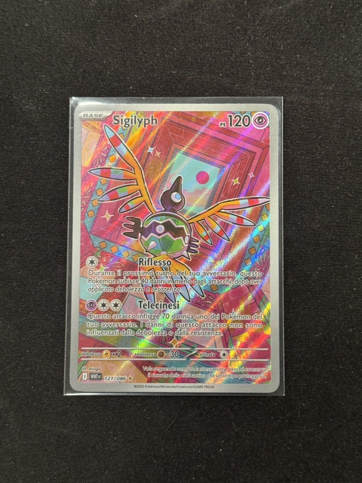 SIGILYPH 121/086 - WHT Pokemon Fuoco Bianco - ITALIANO - NEAR MINT