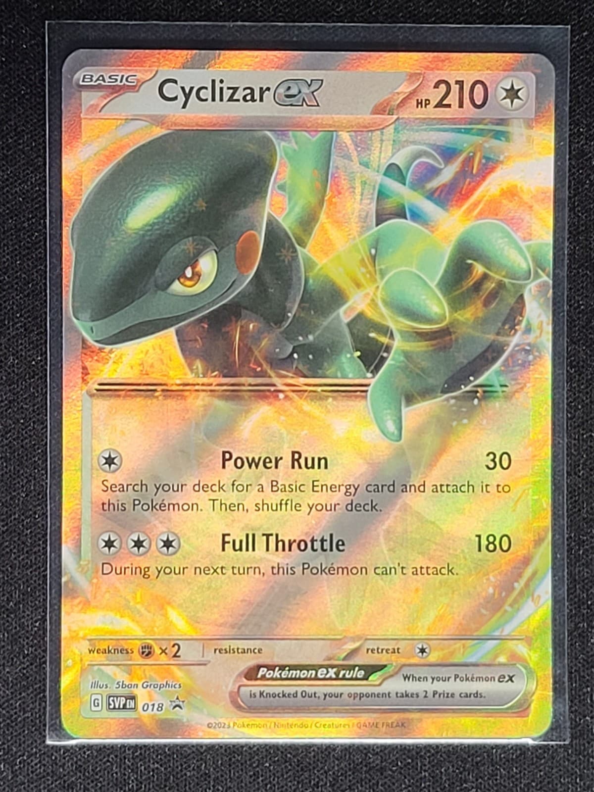 Cyclizar ex SVP 18 (Black Star Promo) Scarlet & Violet Near Mint