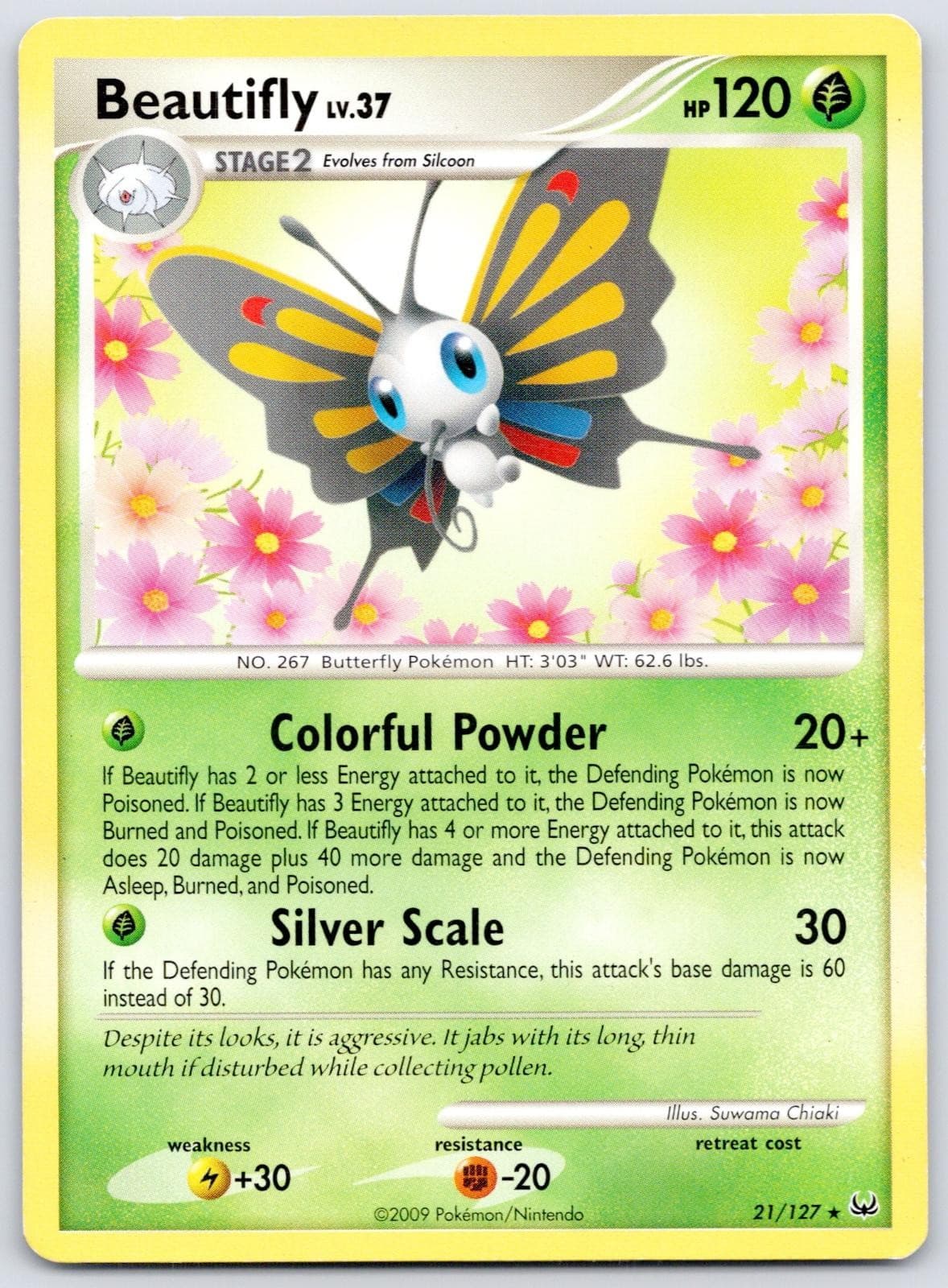Beautifly 21/127 Platinum Lightly Played