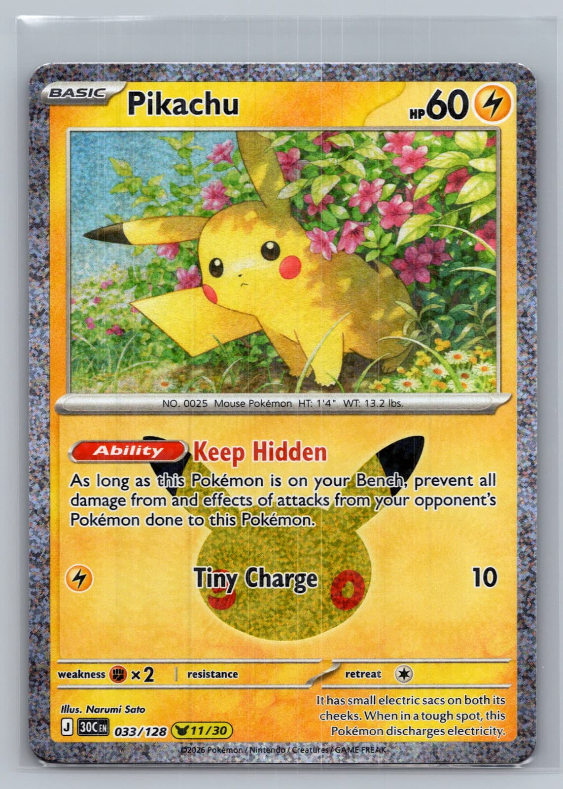 Pikachu #33/128 Pokemon TCG — photo 1 of 2