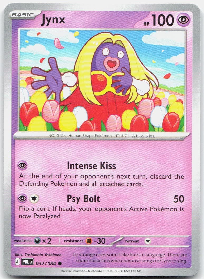 Jynx 32/84 ME05 Pitch Black C NM Pokémon — English