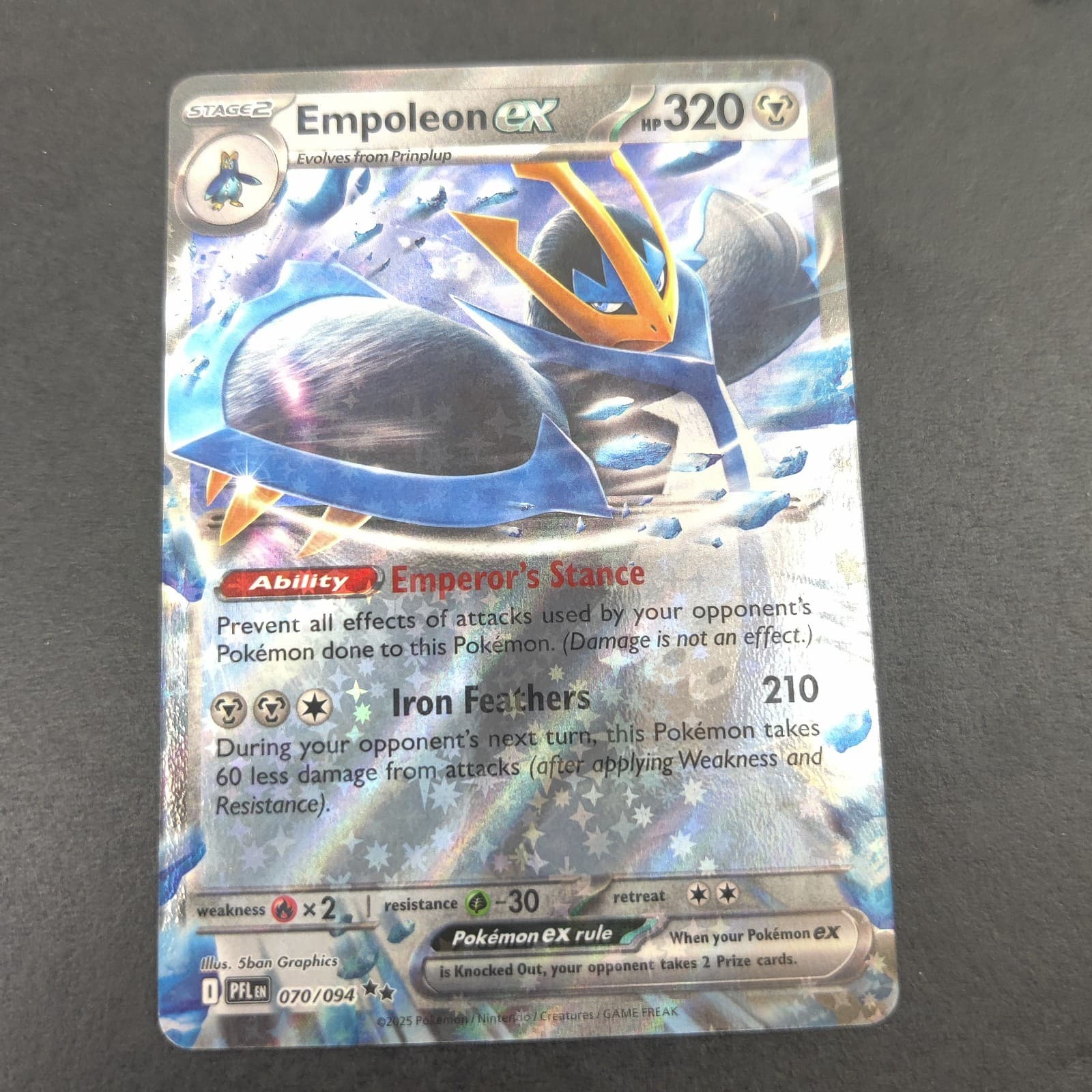 Empoleon EX #70/94 - NM - Pokemon TCG: Phantasmal Flames