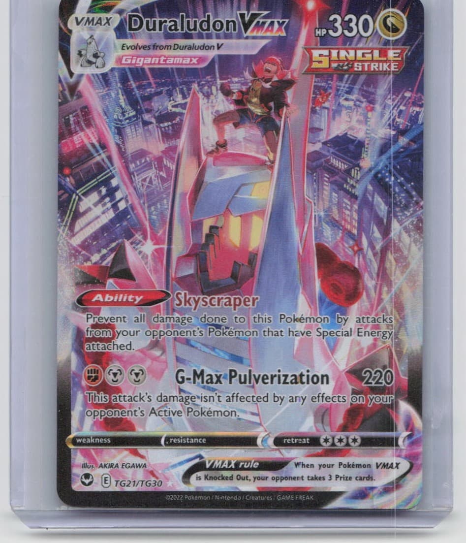 Duraludon VMAX TG21/TG30 Holo Silver Tempest Trainer Gallery Pokemon NM