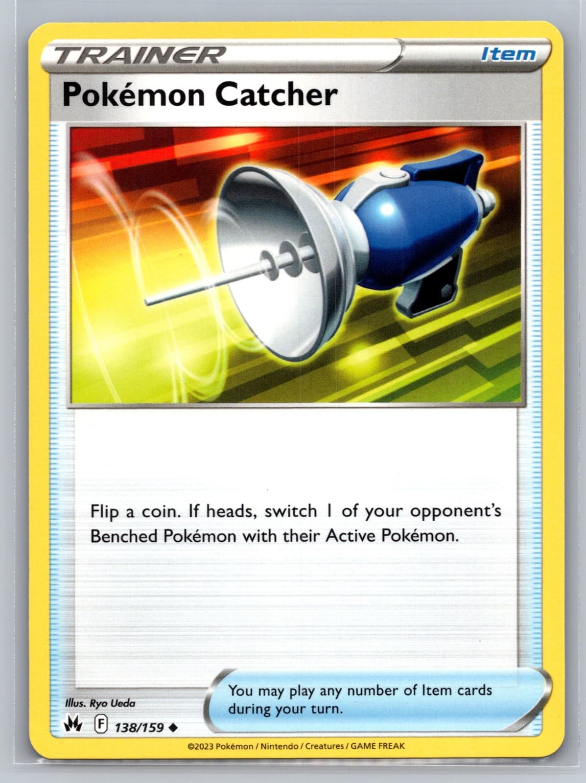 Pokemon Catcher 138/159 - SWSH: Crown Zenith - Pokémon TCG - NM