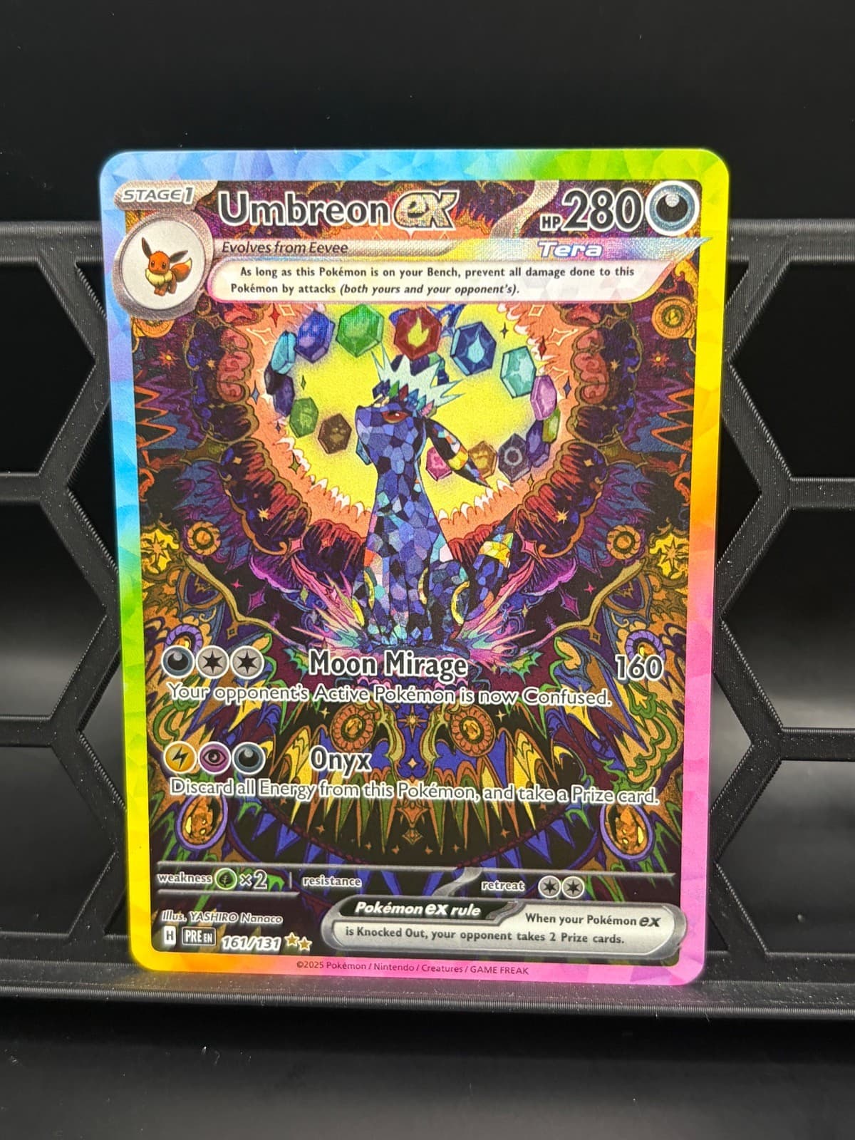 Umbreon ex 161/131 Holo Prismatic Evolutions Pokemon NM