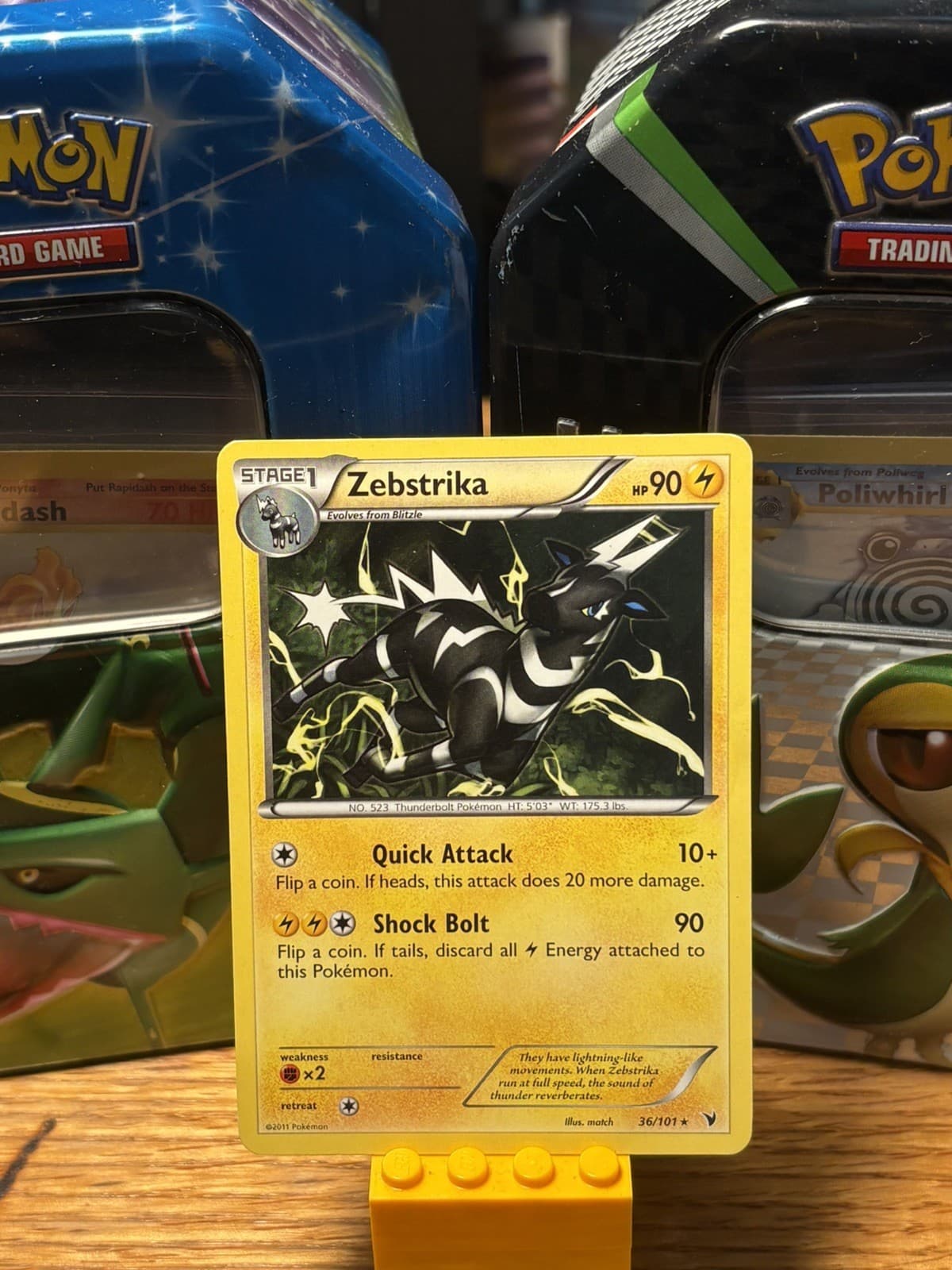Zebstrika 36/101 Rare Noble Victories Regular Pokemon TCG 