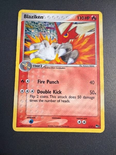 Blaziken 1/17 POP Series 1 Holo MP Pokemon TCG