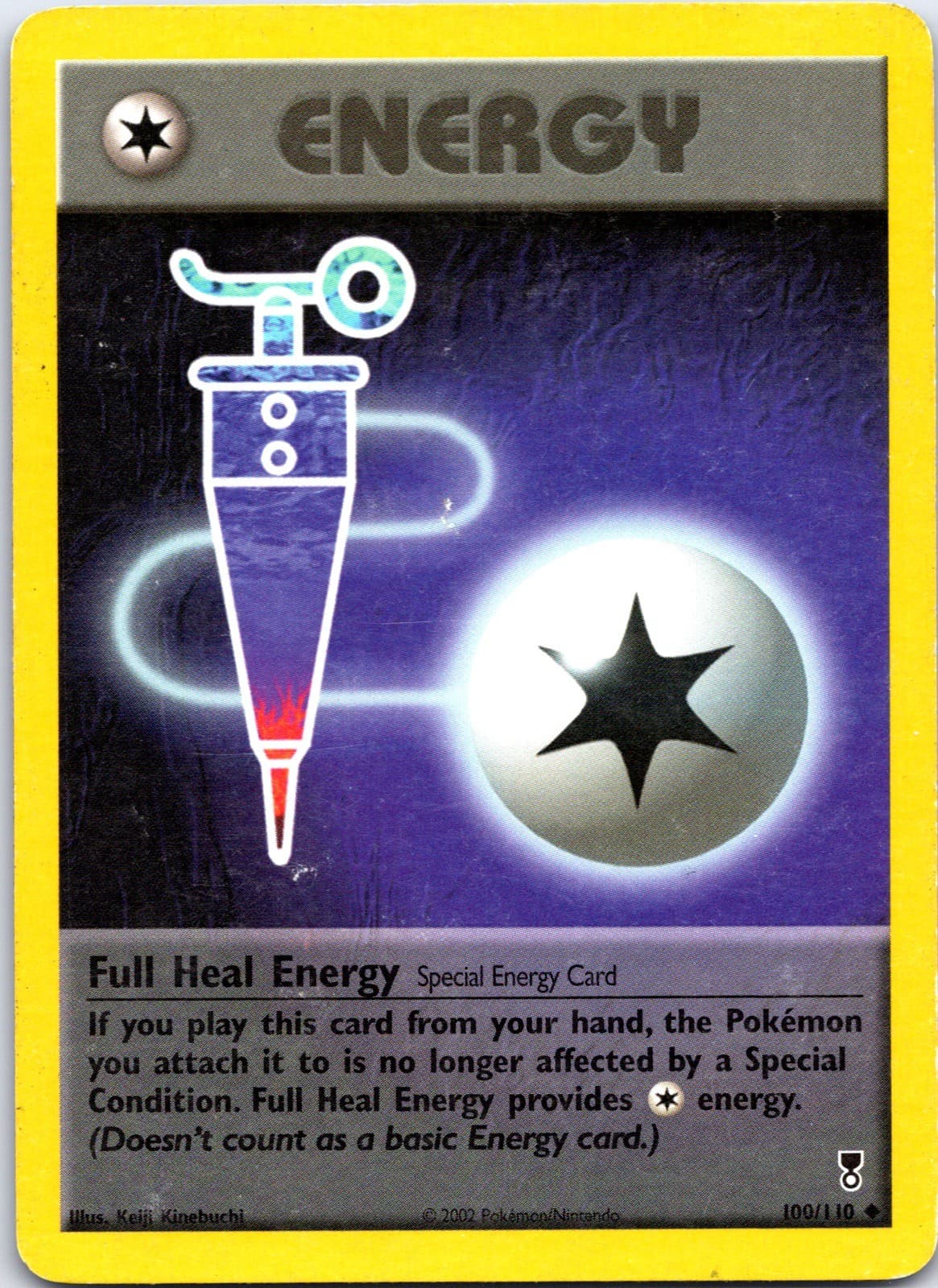 FULL HEAL ENERGY 100/110 UNCOMMON LEGENDARY COLLECTION POKEMON MODERATELY PLAYED