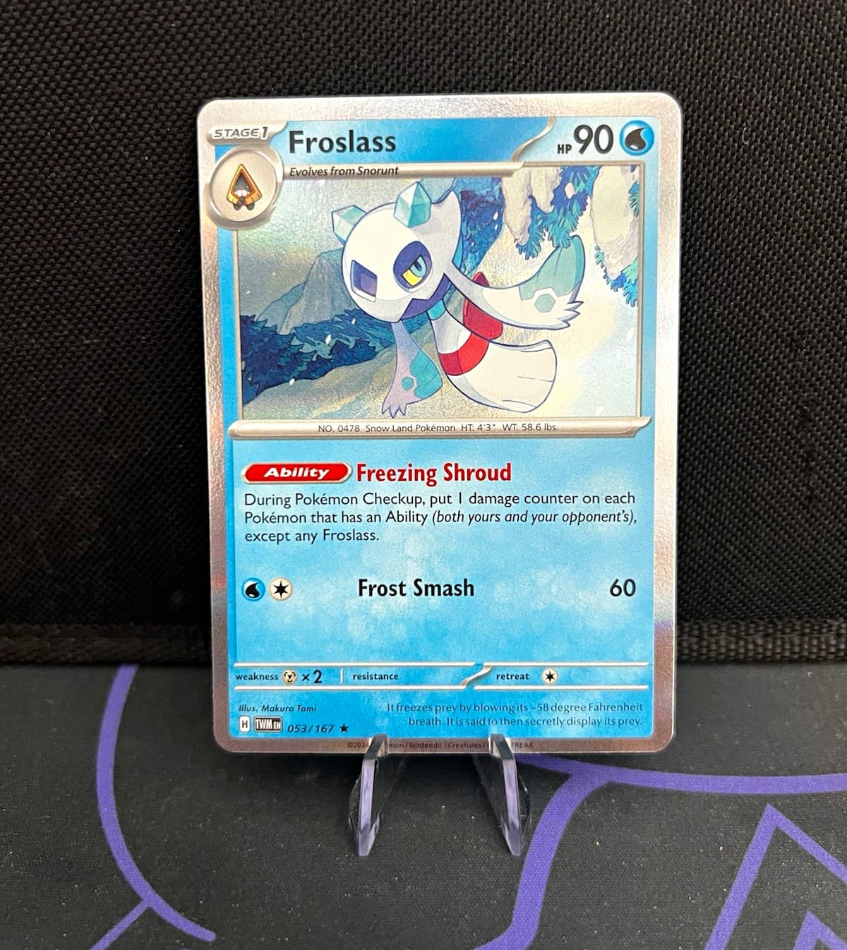Froslass Holo 53/167 SV06 Twilight Masquerade Stage 1 ENG