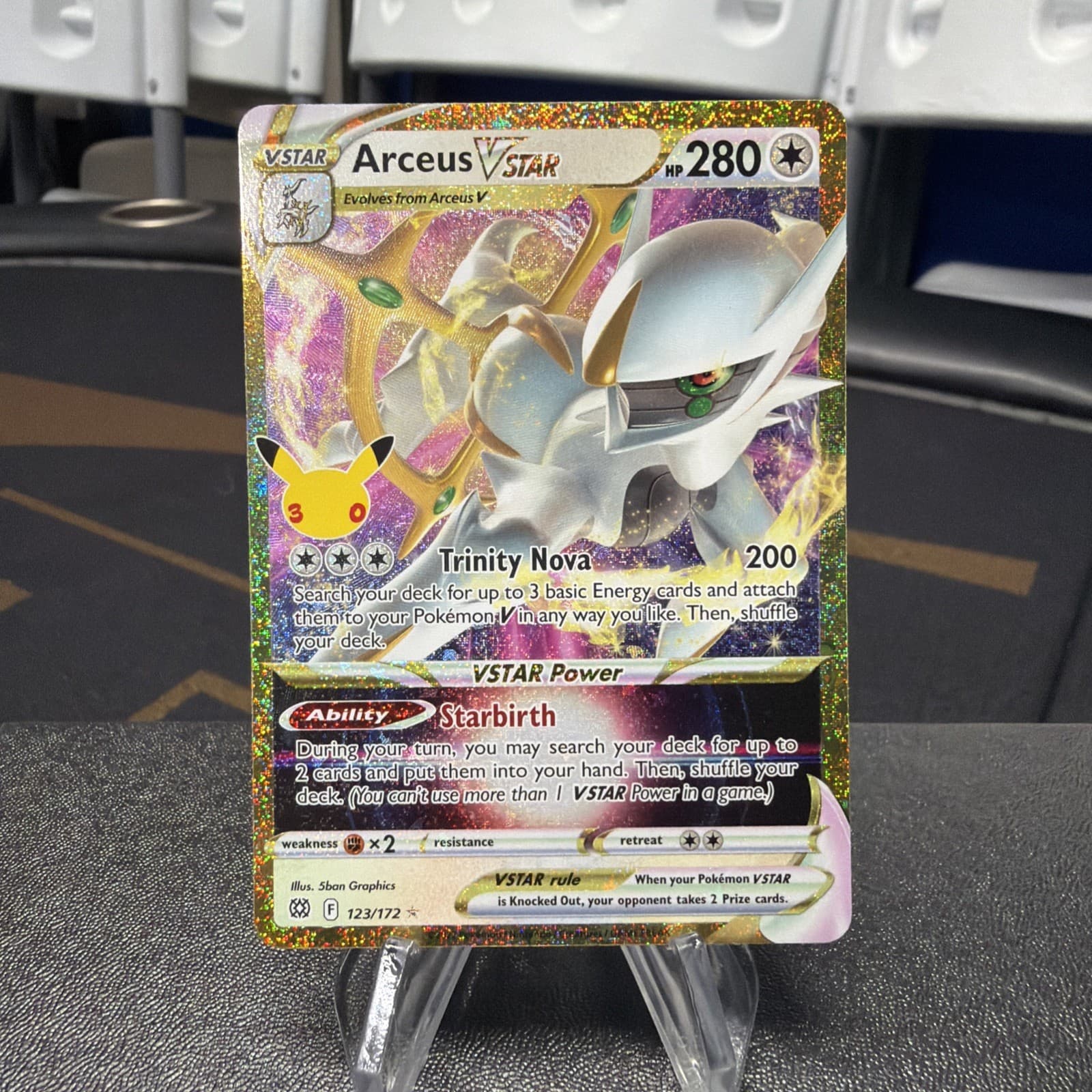 Pokémon TCG Arceus VSTAR 123/172 30th Celebration Classic Collection MINT