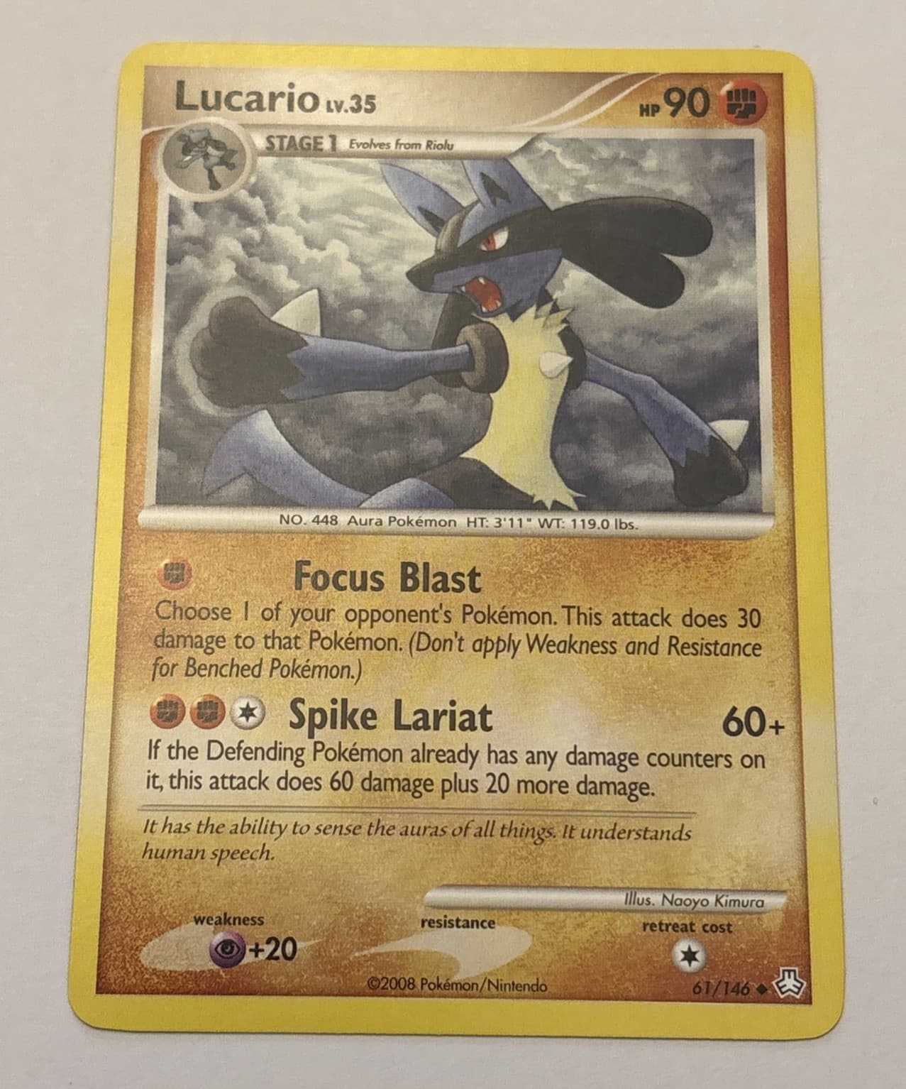 Lucario 61/146 Uncommon Legends Awakened Pokemon TCG NM