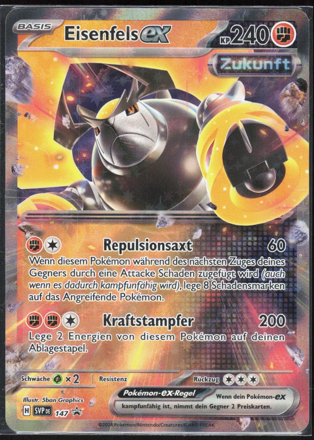 Pokemon TCG Eisenfels-ex SVP Black Star Promos 147 NM Keine