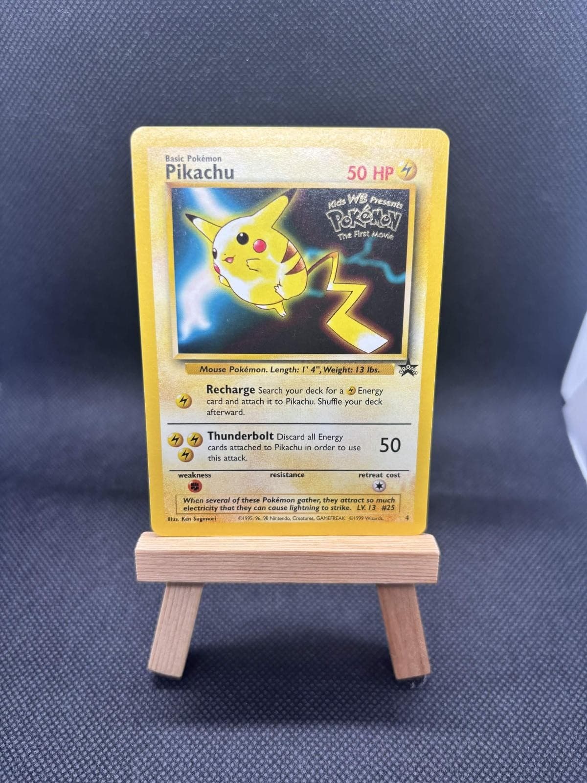 Pikachu 4 Promo Wizards Black Star Promos Pokemon Near Mint