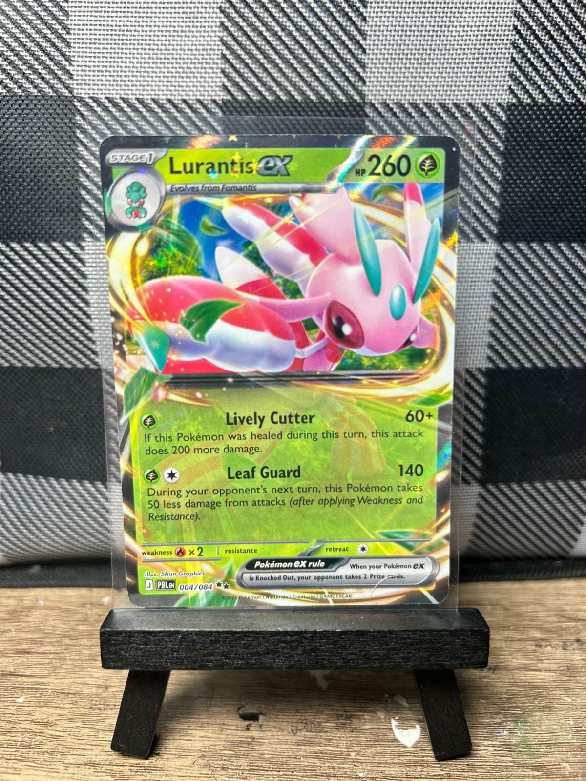 Pokemon TCG: Lurantis EX 4/84, Pitch Black _ HOLO