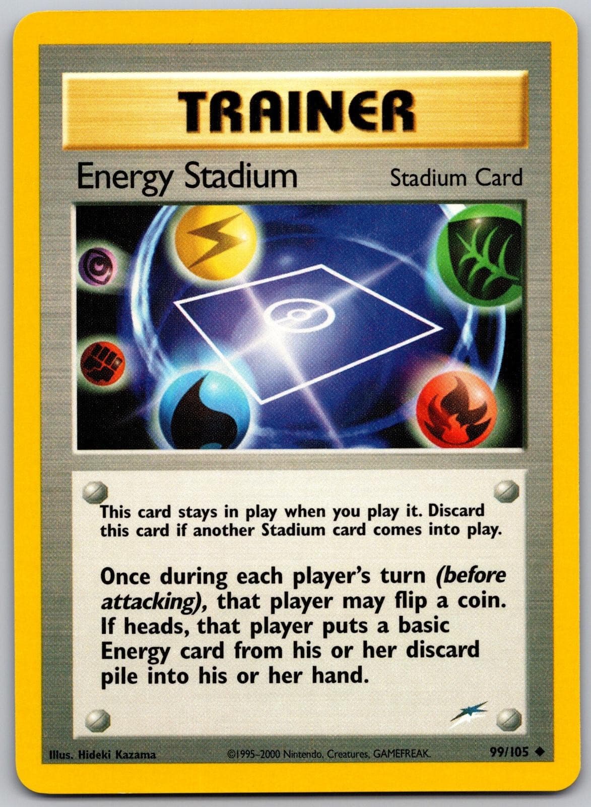Energy Stadium 99/105 Uncommon Neo Destiny Pokemon Unlimited Near Mint NM