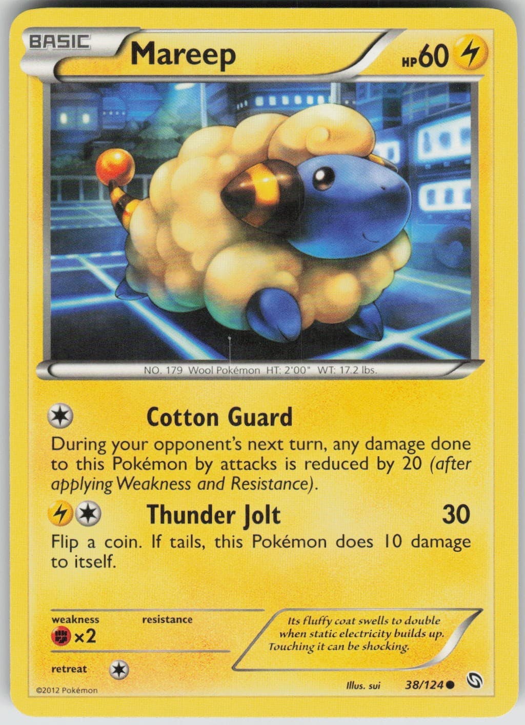Mareep Common Dragons Exalted MP 38/124