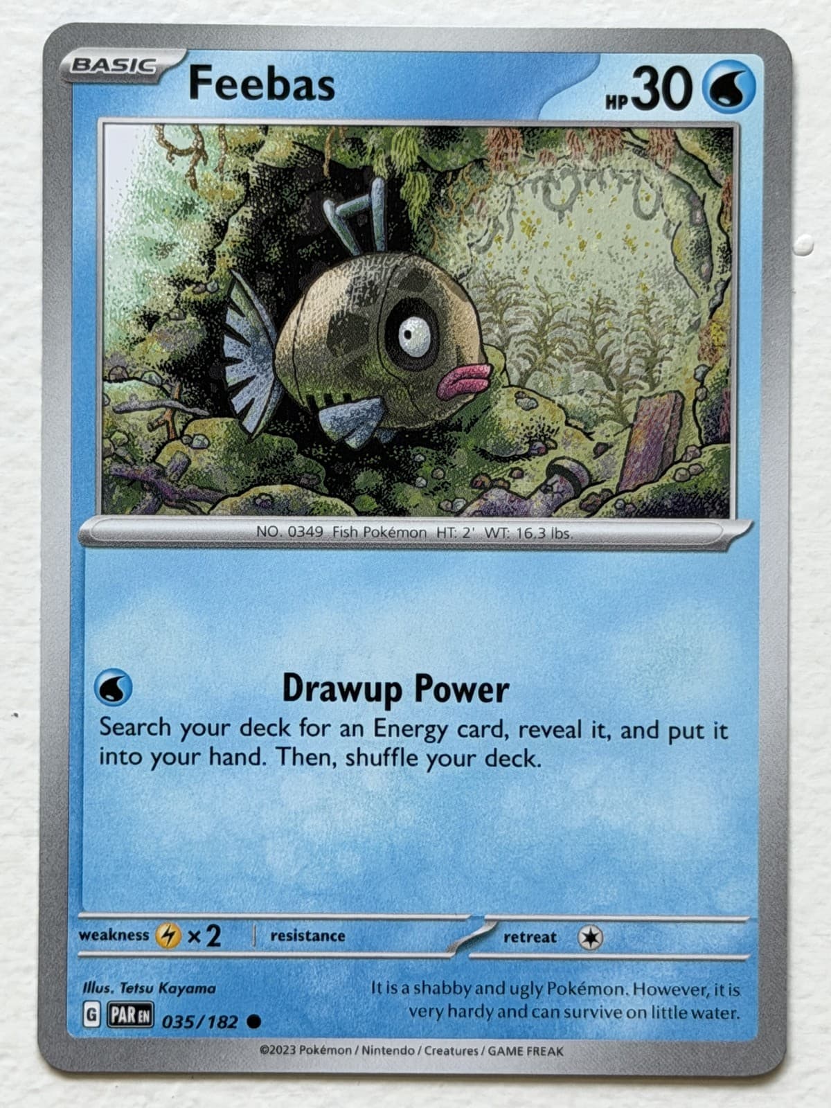 Feebas 35/182 Paradox Rift Common Near Mint Pokemon