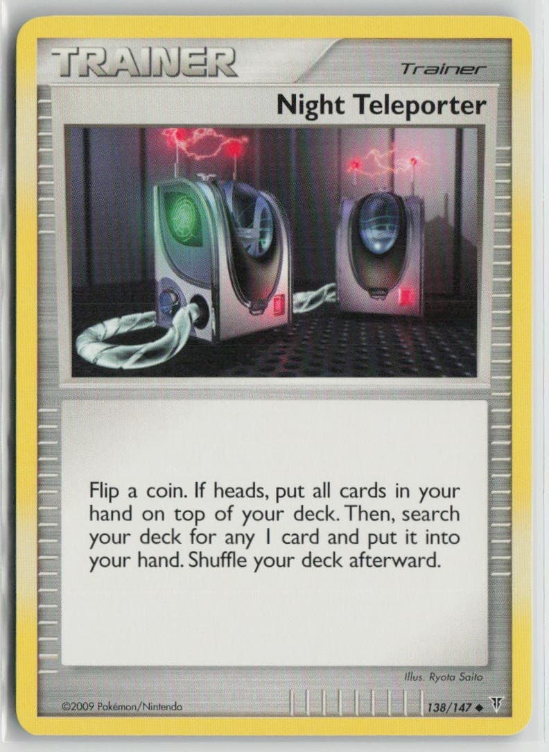 Night Teleporter 138/147 Uncommon Supreme Victors Pokemon Lightly Played