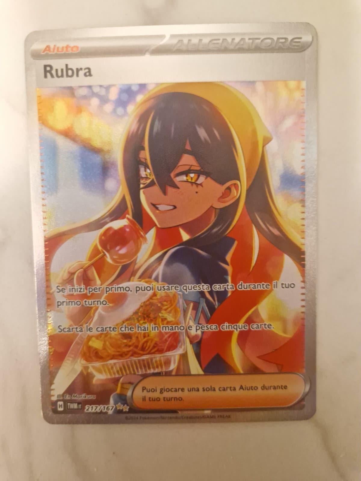 Pokémon Rubra 217/167 Special Illustration Rare Crepuscolo Mascherato