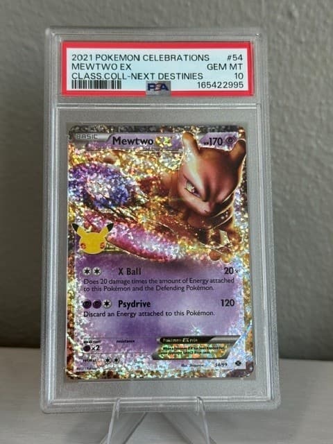Pokémon Mewtwo Ex 54/99 Celebrations: Classic Collection Holo PSA 10