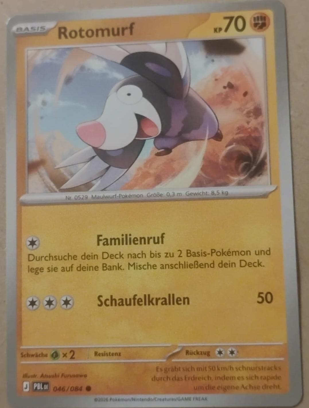 Pokémon Rotomurf Dunkelnacht #46/84 🇩🇪