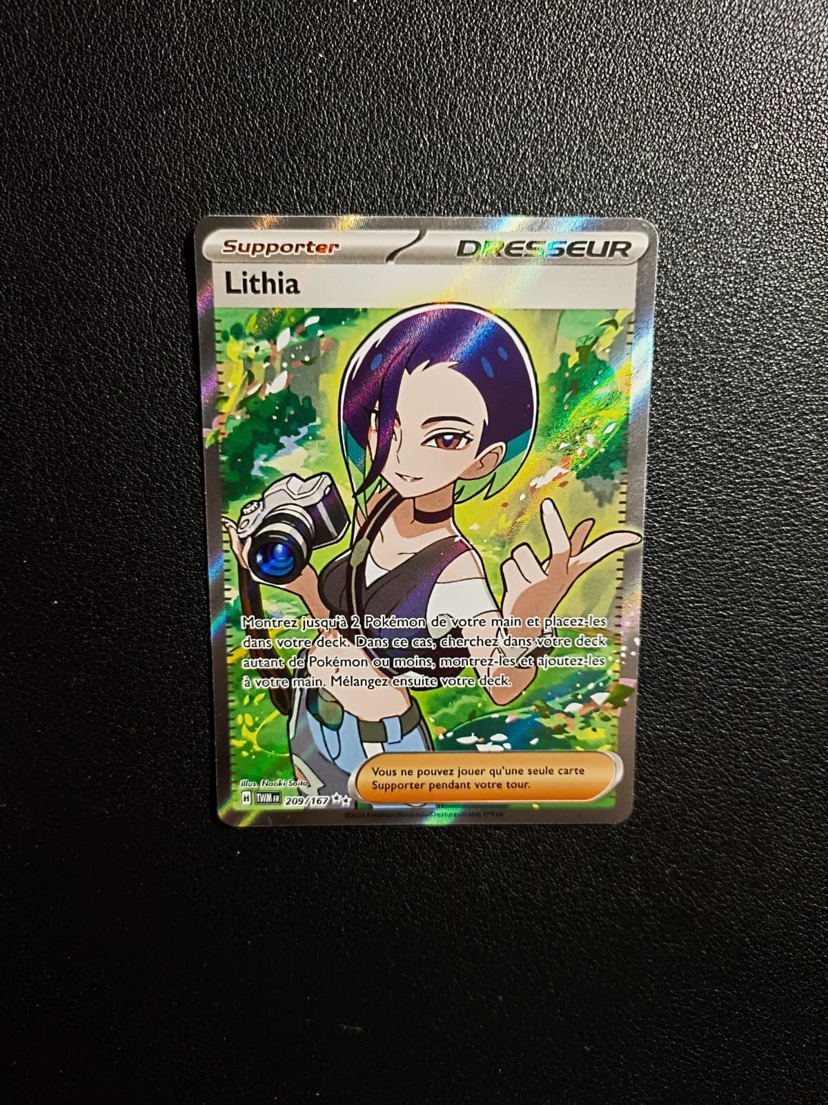 Carte Pokémon Lithia Full Art 209/167 EV06 Mascarade Crépusculaire FR