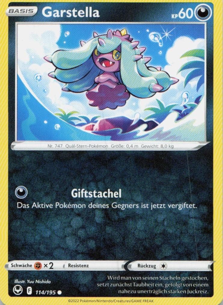 Pokémon Garstella Silberne Sturmwinde #114 NM DE