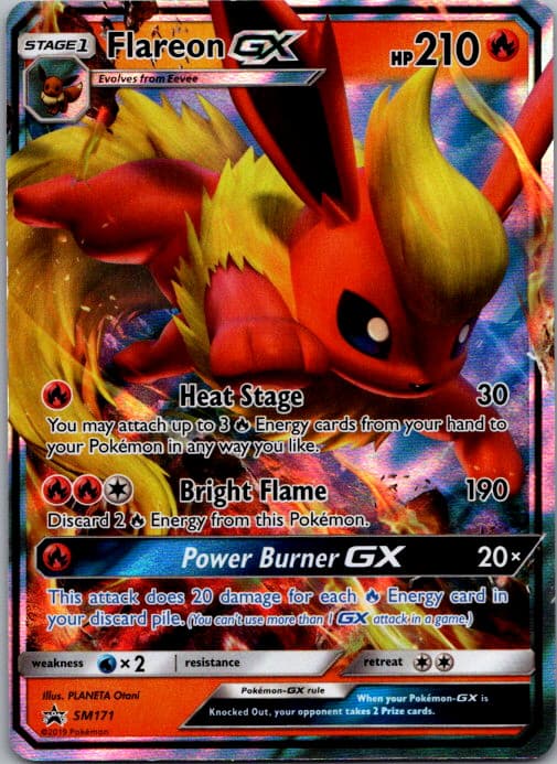 Flareon GX Holo Promo SM Promos SM171 NM