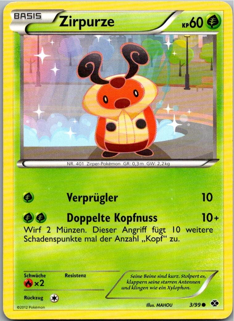 Pokemon Zirpurze 3/99 Kommende Schicksale Deutsch