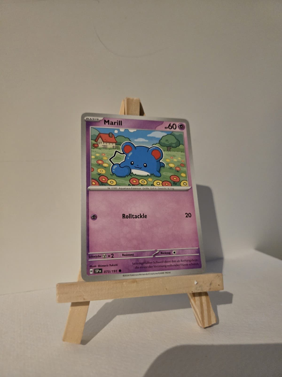 Marill #73/191 Pokemon Surging Sparks (German)