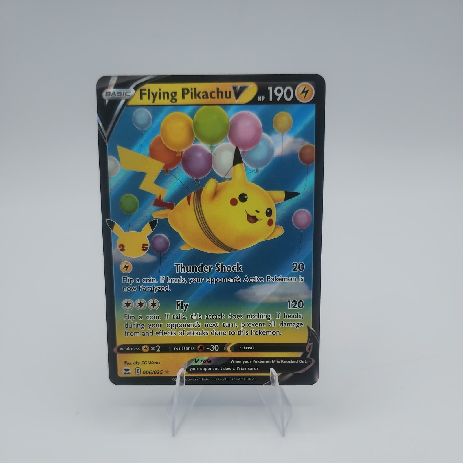 Flying Pikachu V Celebrations 006/025 NM