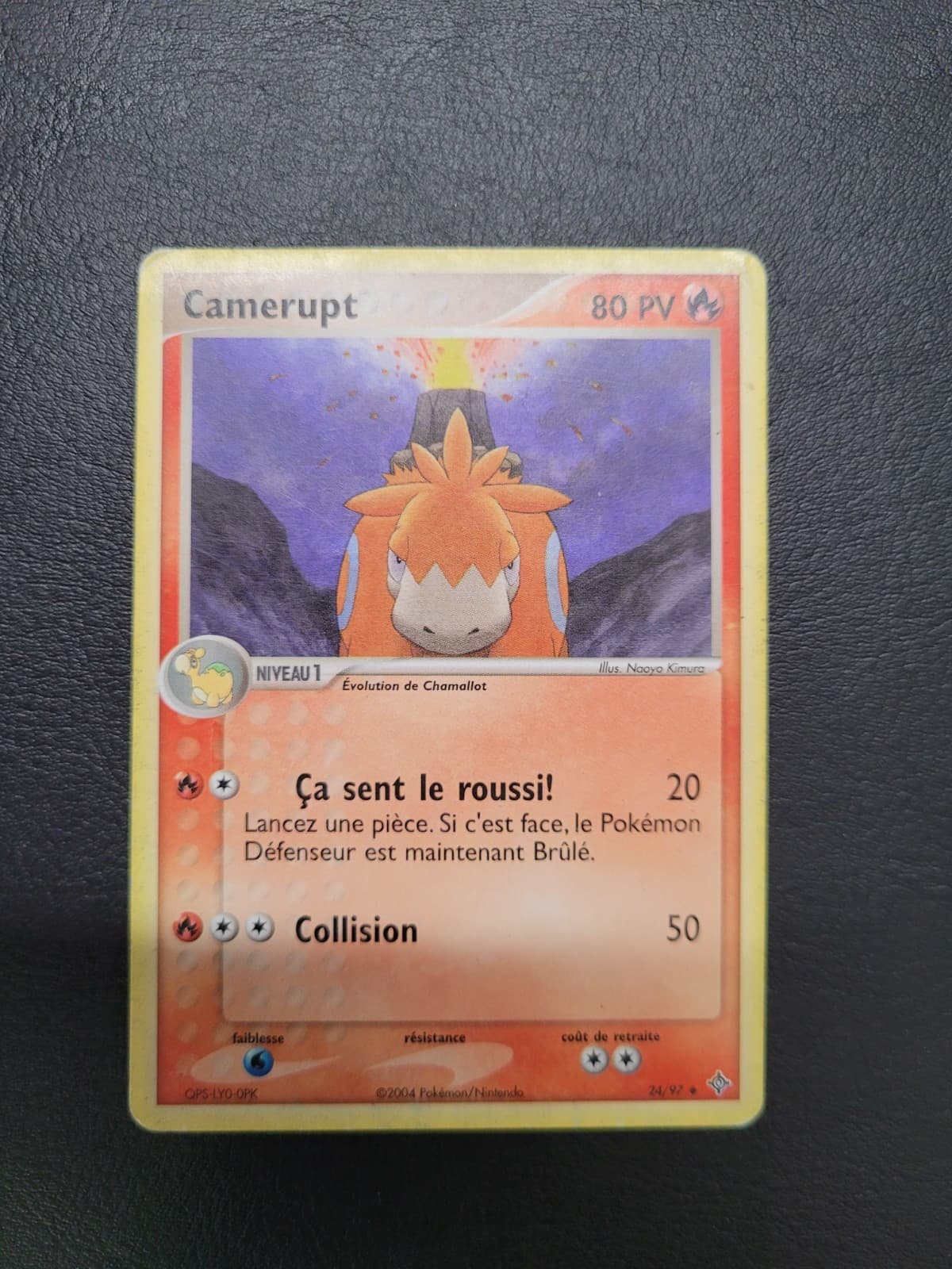 Carte Pokémon - Bloc ex - Dragon - Camerupt 24/97 - FR