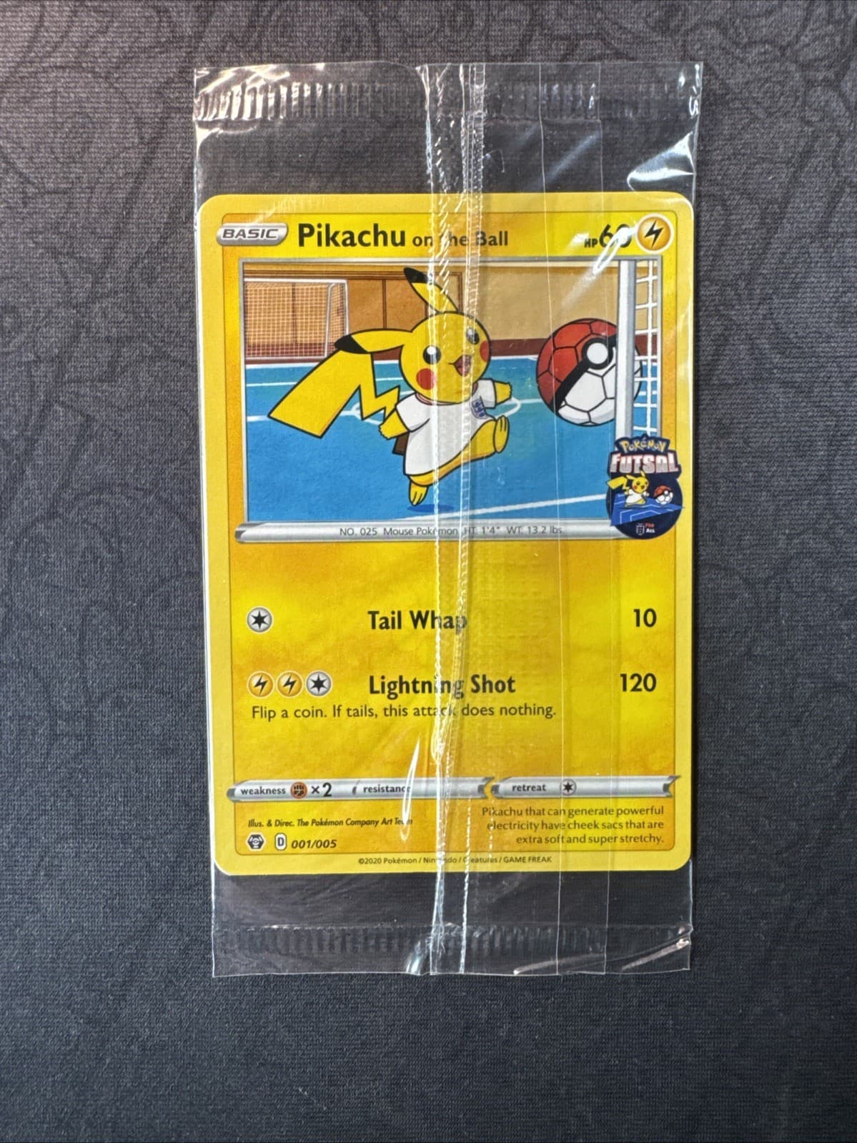 Sealed Pikachu on the Ball Pokemon Futsal 001/005 Pokemon