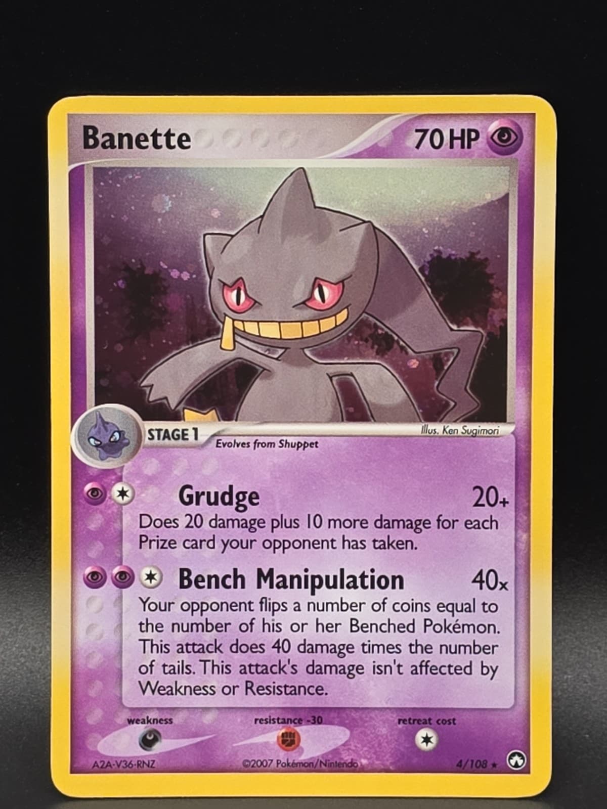 Banette 4/108 Holo Rare Power Keepers 2007 Pokemon