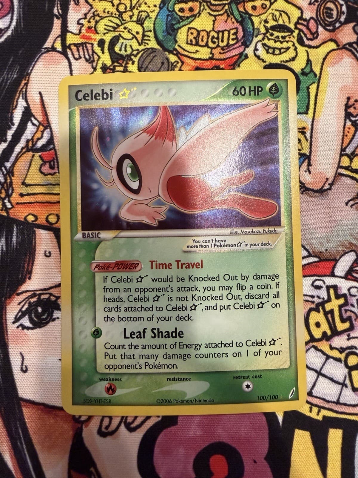 Celebi Star 100/100 EX Crystal Guardians Holo