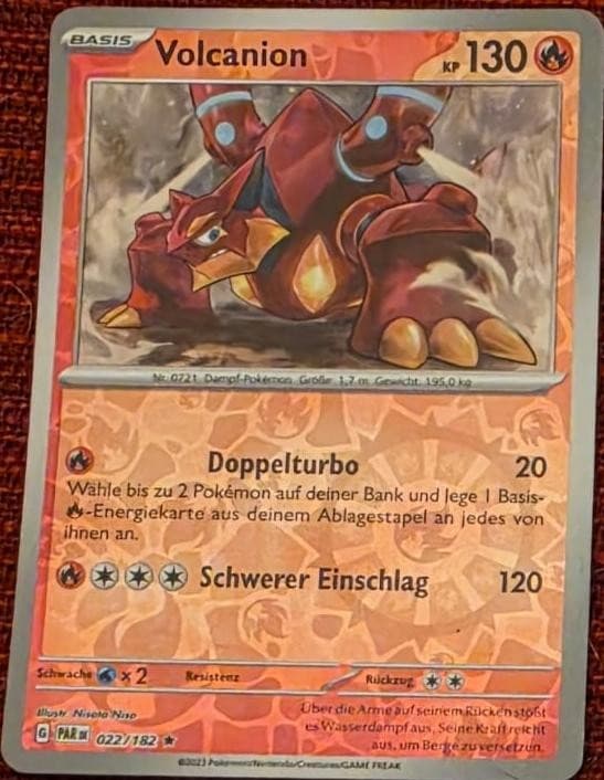 Pokémon Volcanion Paradoxrift #22 🇩🇪