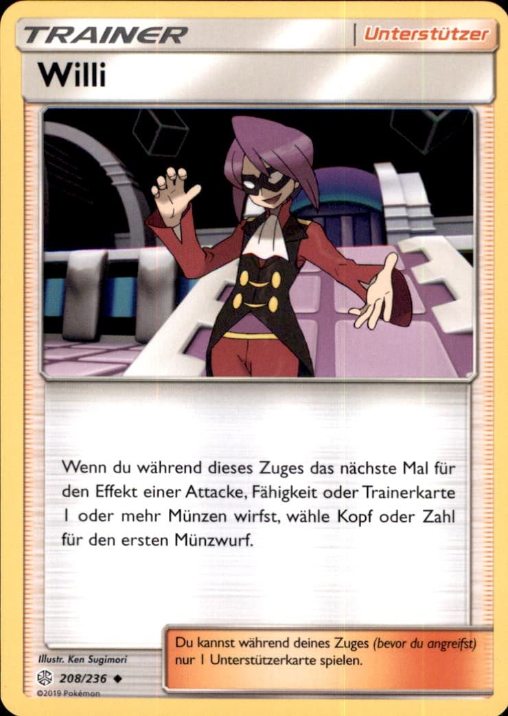 Pokemon - 208/236 Willi - Welten im Wandel - Deutsch