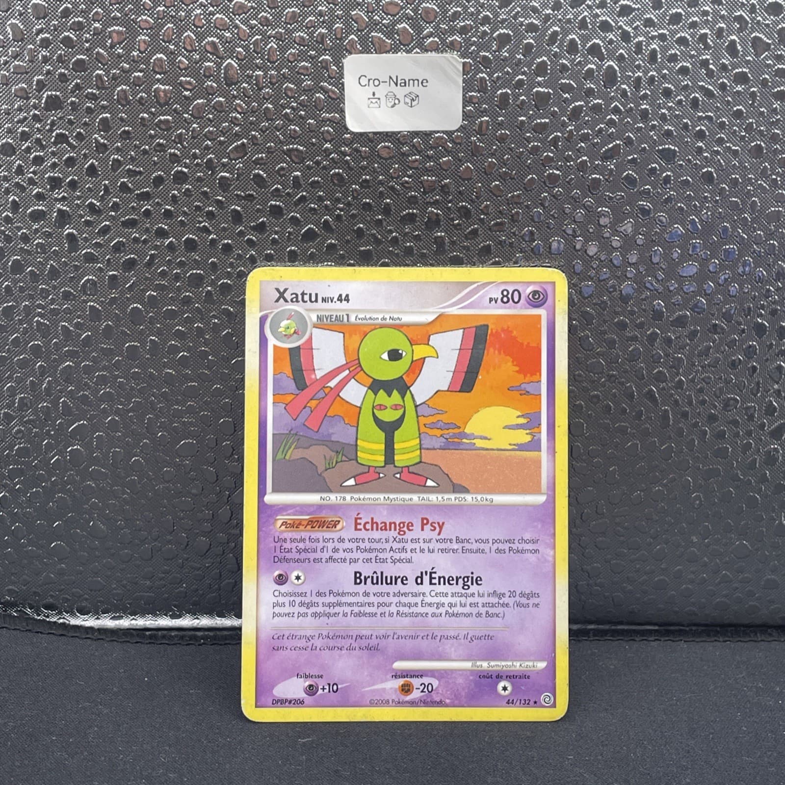 Carte Pokemon Xatu 44/132 RARE DP Diamant & Perle Merveilles Secrètes D&P