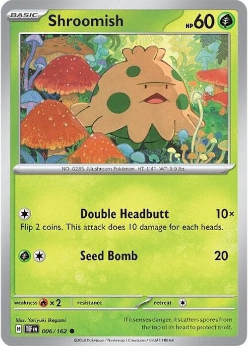 Shroomish 006/162 SV05: Temporal Forces Pokémon TCG