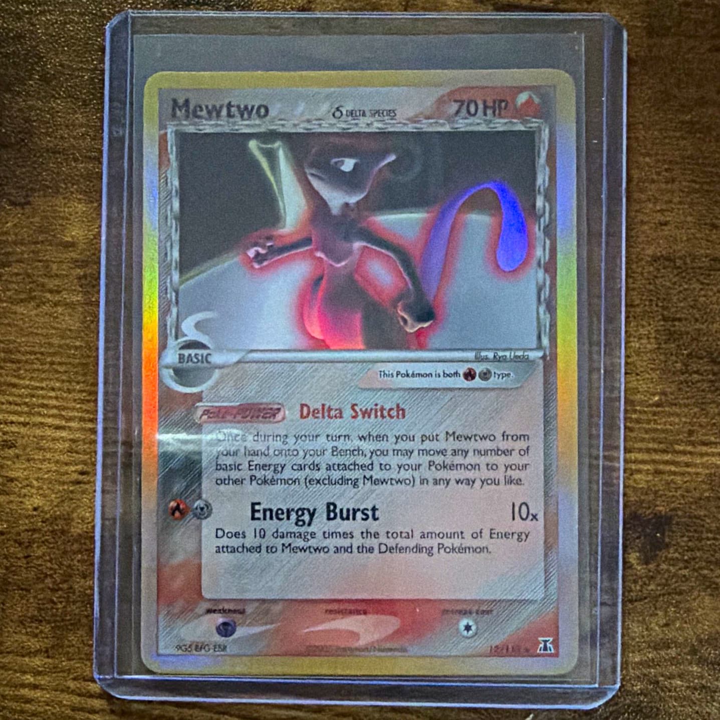 Nintendo Mewtwo 12/113 Delta Species  Holo Rare Eng Basic 70 HP 2005